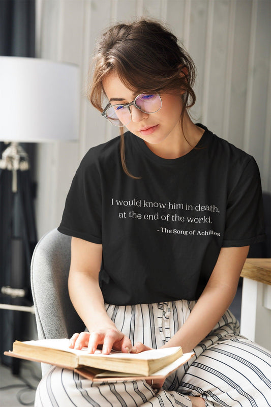 I would know him in death quote Black Shirt TSOA Starlit Prose