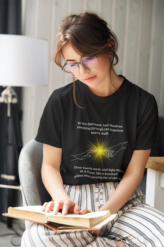 Achilles and Patroclus quote T-Shirt Black