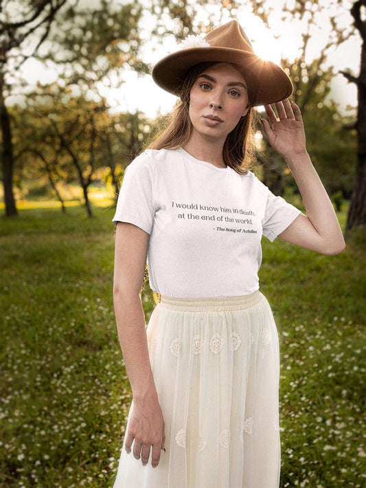 I would know him in death quote white Shirt TSOA