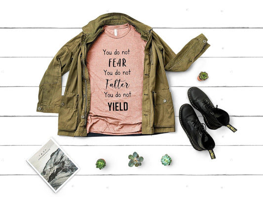 You do not fear T-Shirt | Sarah J Maas | Bookish Tees - Ink and Stories
