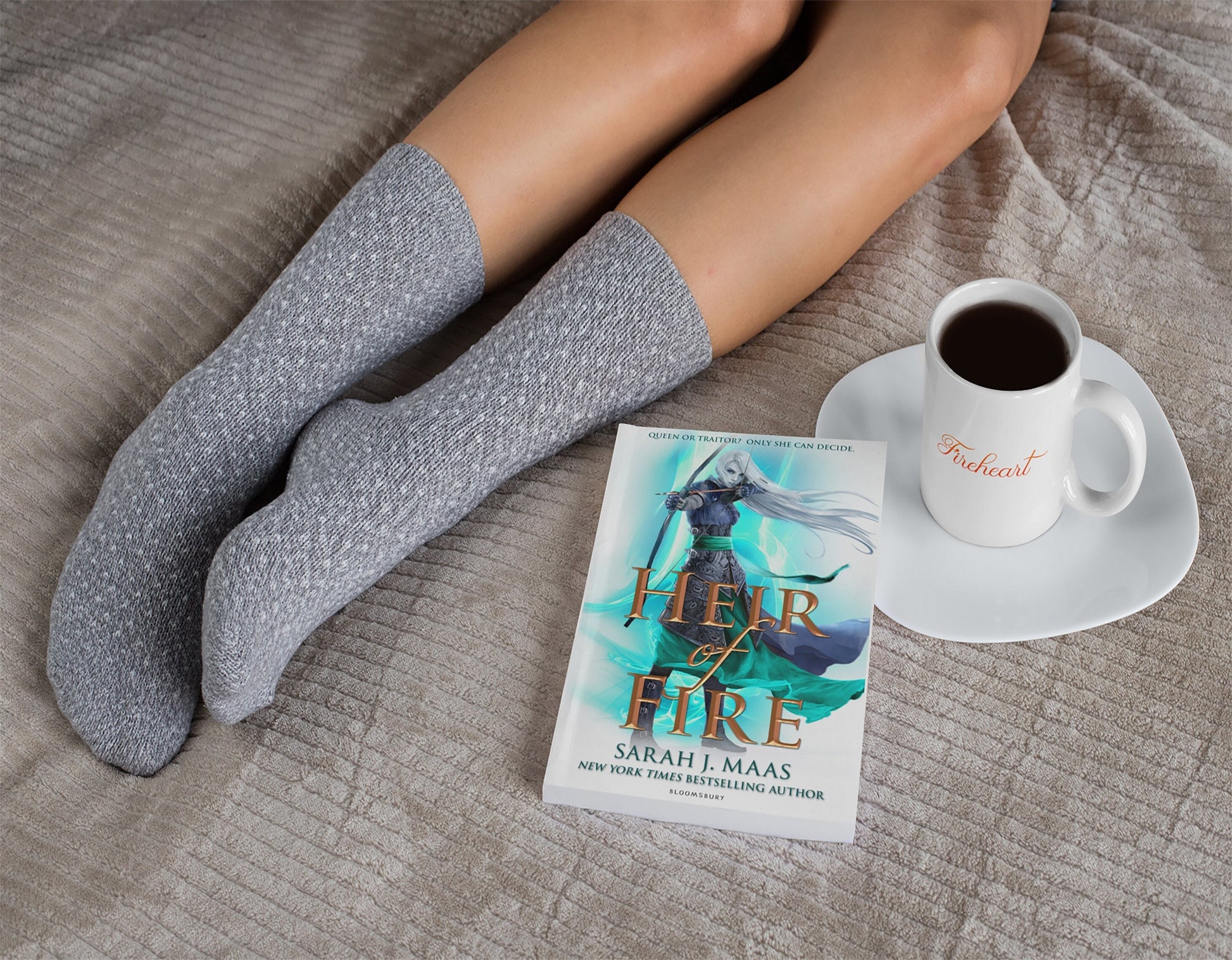 Throne of Glass Fireheart Mug | Sarah J Maas | Bookish Gift - Ink and Stories