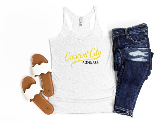 Crescent City Tank Top White Sarah J Maas AHOSAB