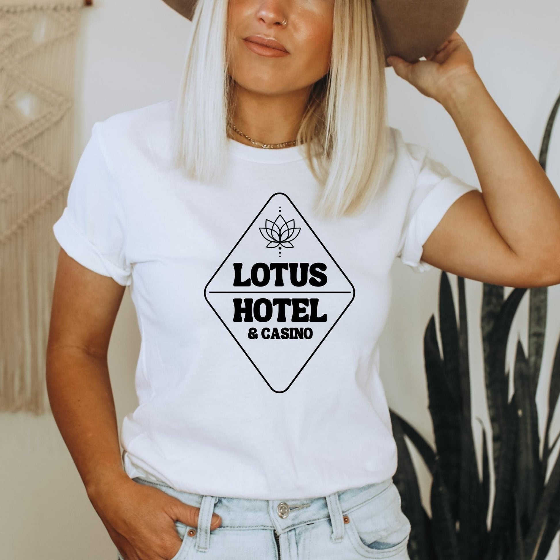 Lotus Hotel white 2 Shirt Ink and Stories