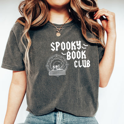 Spooky Book Club Comfort Colors Pepper T-Shirt