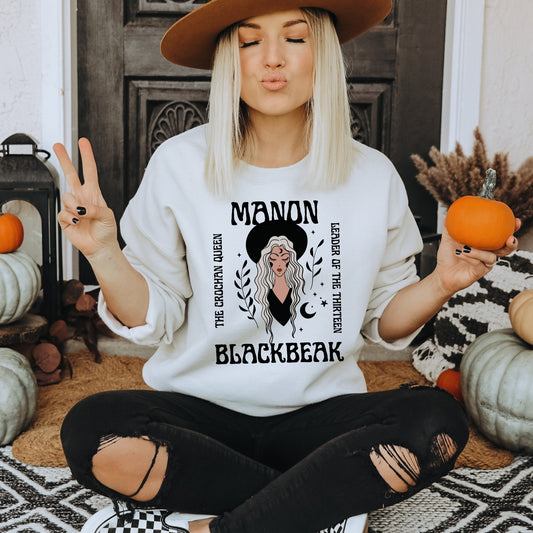 Manon Blackbeak White Sweatshirt