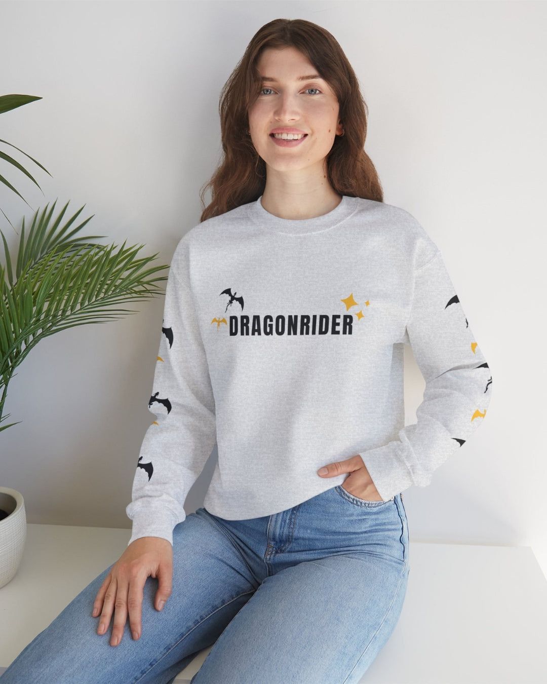 Dragon Rider Ash Sweatshirt | Fantasy Bookish Merch | Ink and Stories