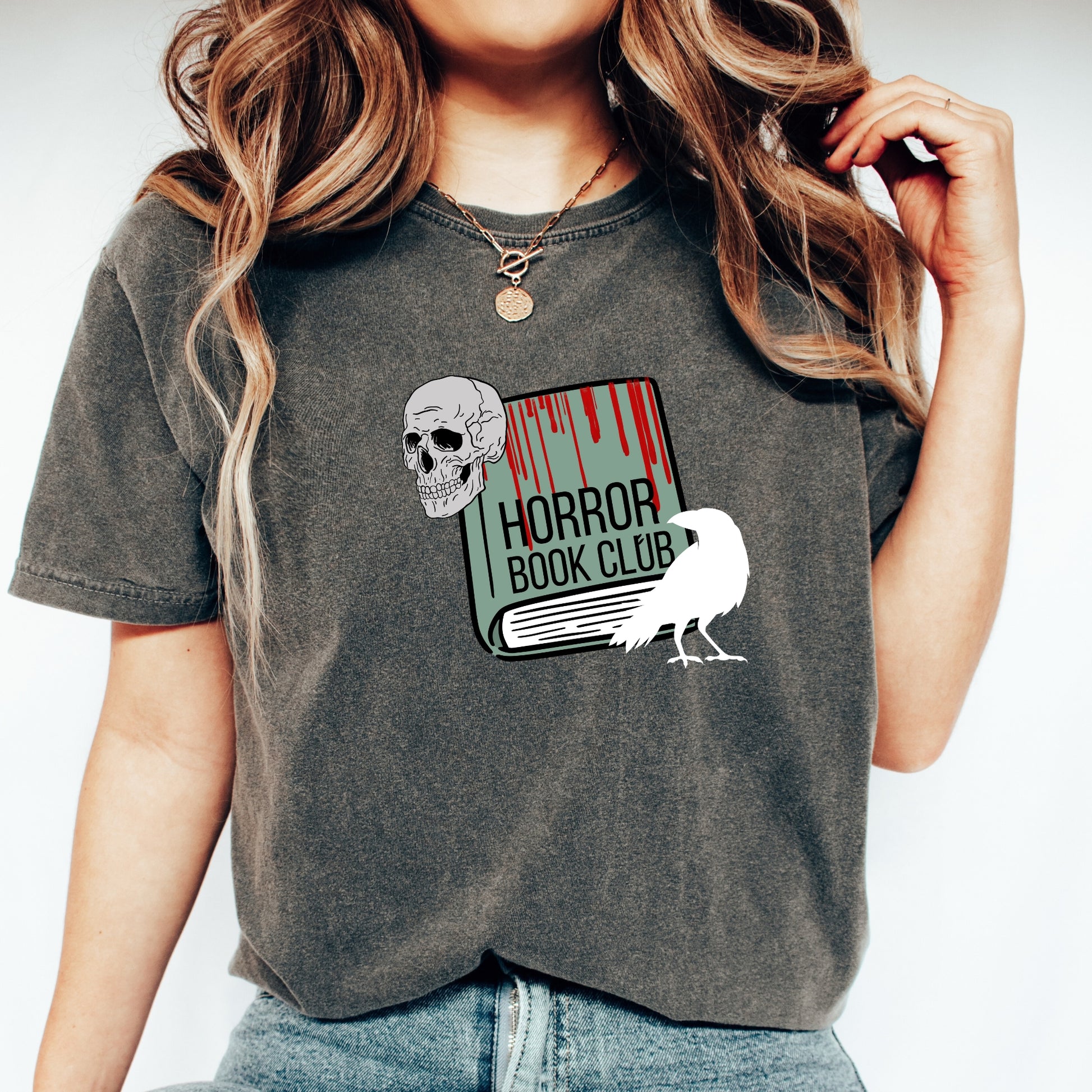 Horror Book Club Comfort Colors Pepper. ClasicT-Shirt 