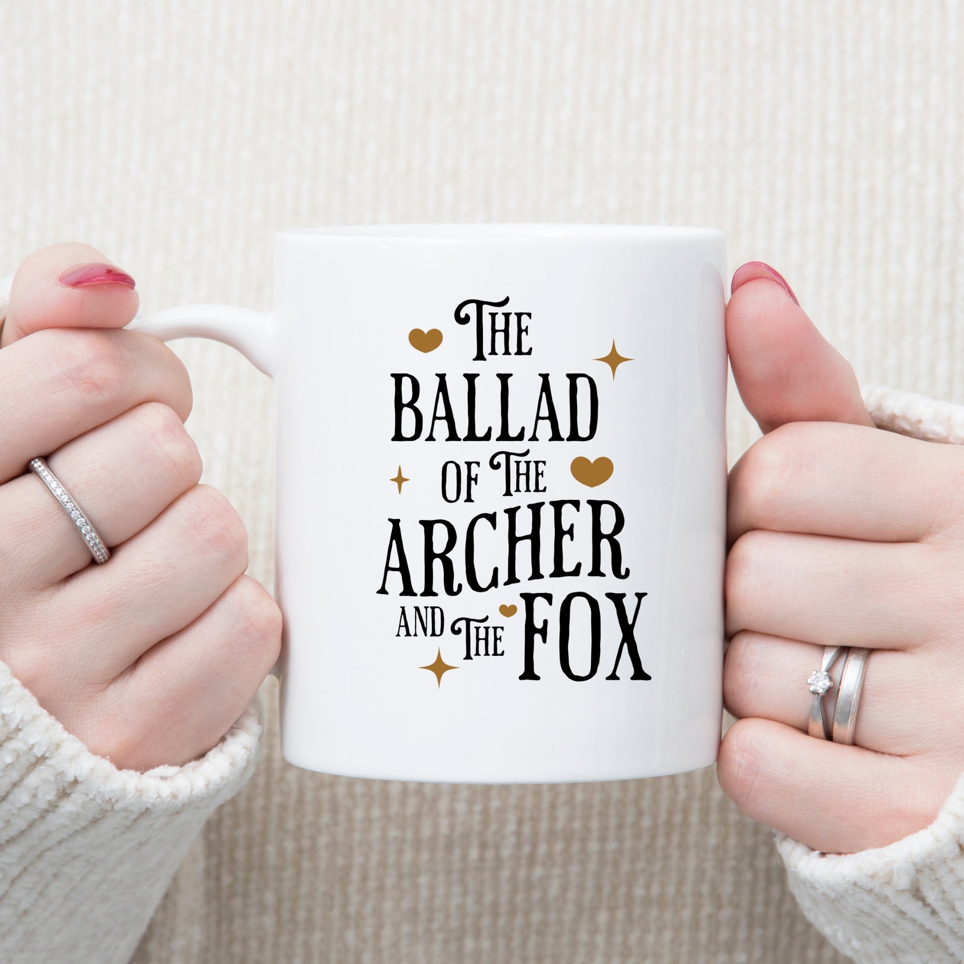 The Ballad of the Archer and the Fox Mug | Once upon a Broken Heart merch | Ink and Stories bookish m