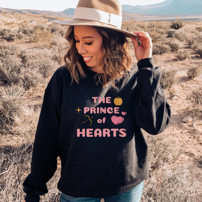 Jacks The Prince of Hearts Black Sweatshirt | Once upon a Broken Heart merch | Ink and Stories bookish merch Australia