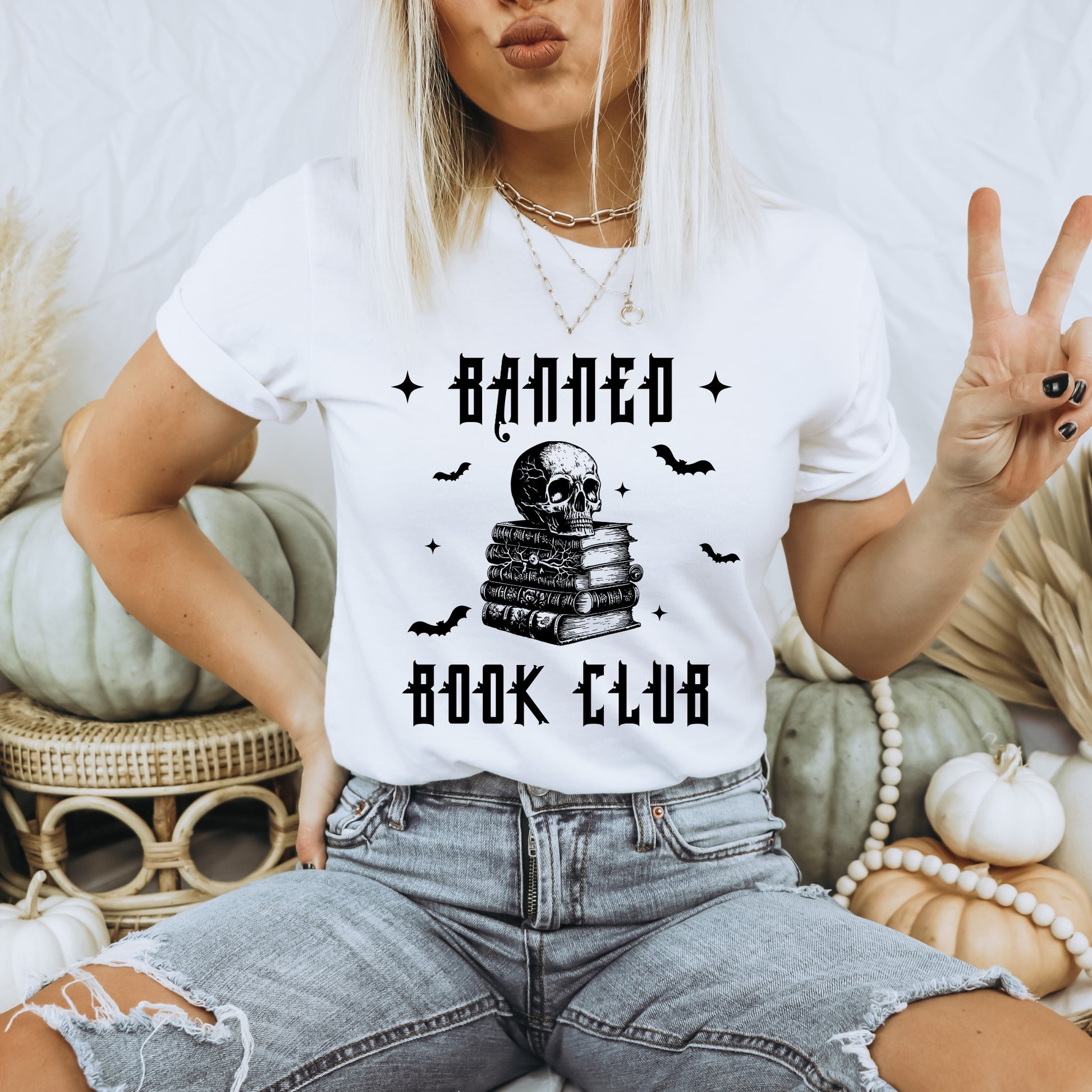 Banned Book Club White T-Shirt