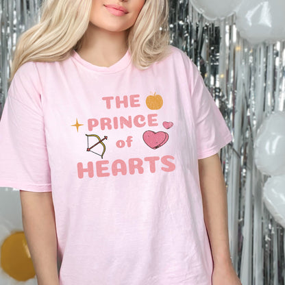 Jacks The Prince of Hearts Pink Comfort Colors T-Shirt | Once upon a Broken Heart merch