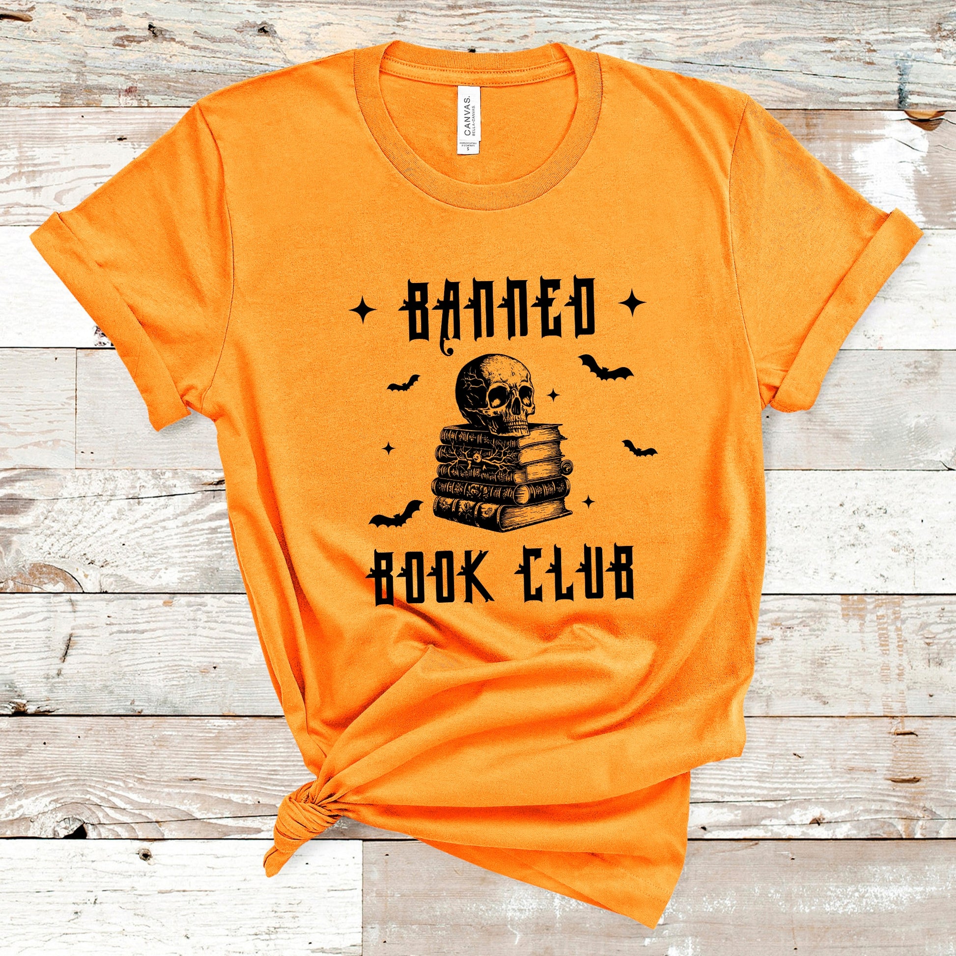 Banned Book Club White T-ShirtBanned Book Club White T-ShirtBanned Book Club Orange T-Shirt