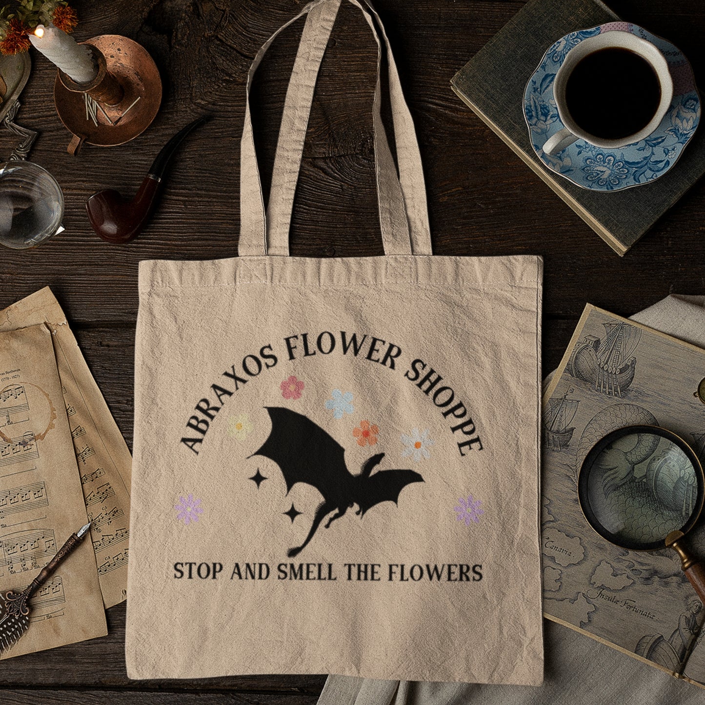 Abraxos Flower Shoppe Tote Bag