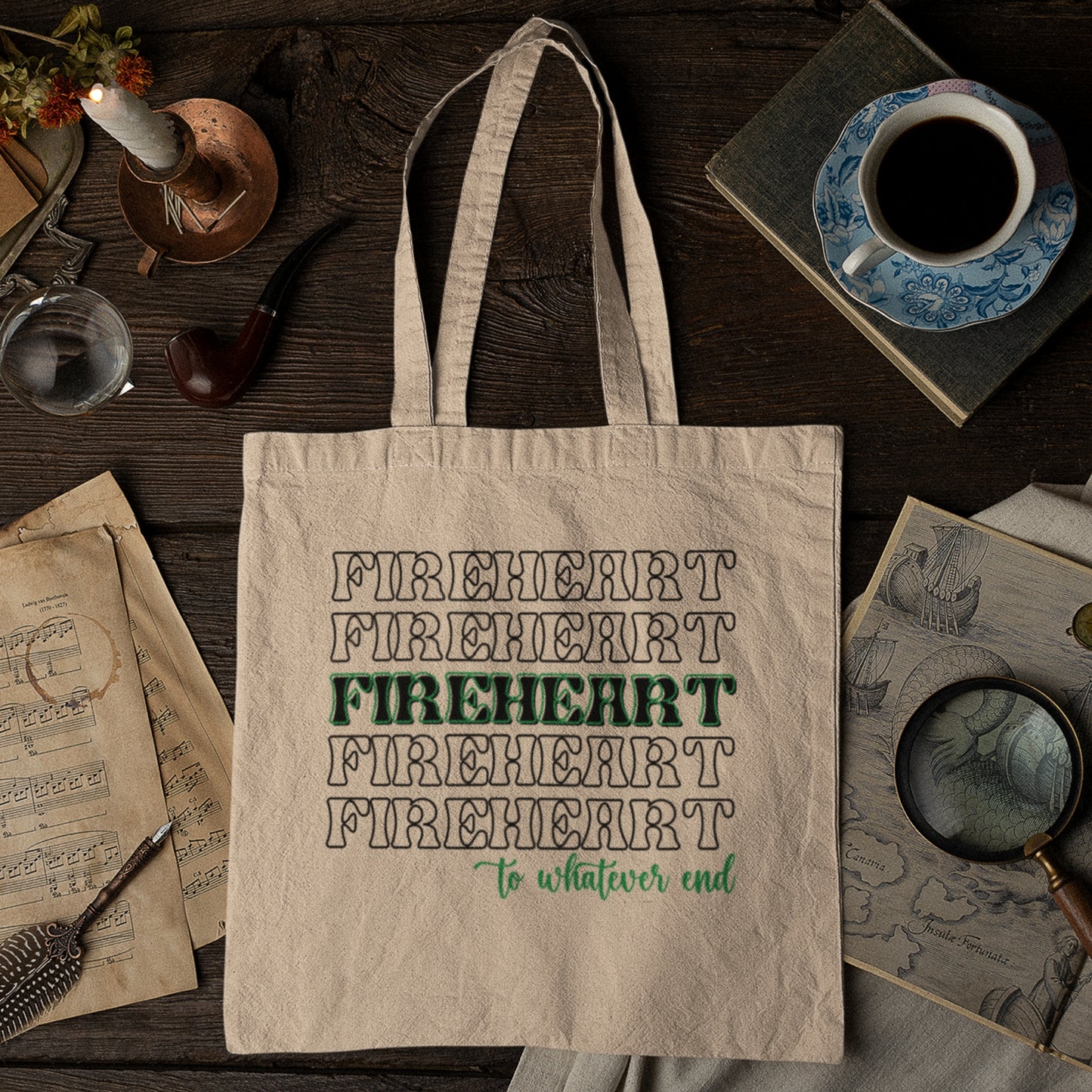 Fireheart Tote Bag