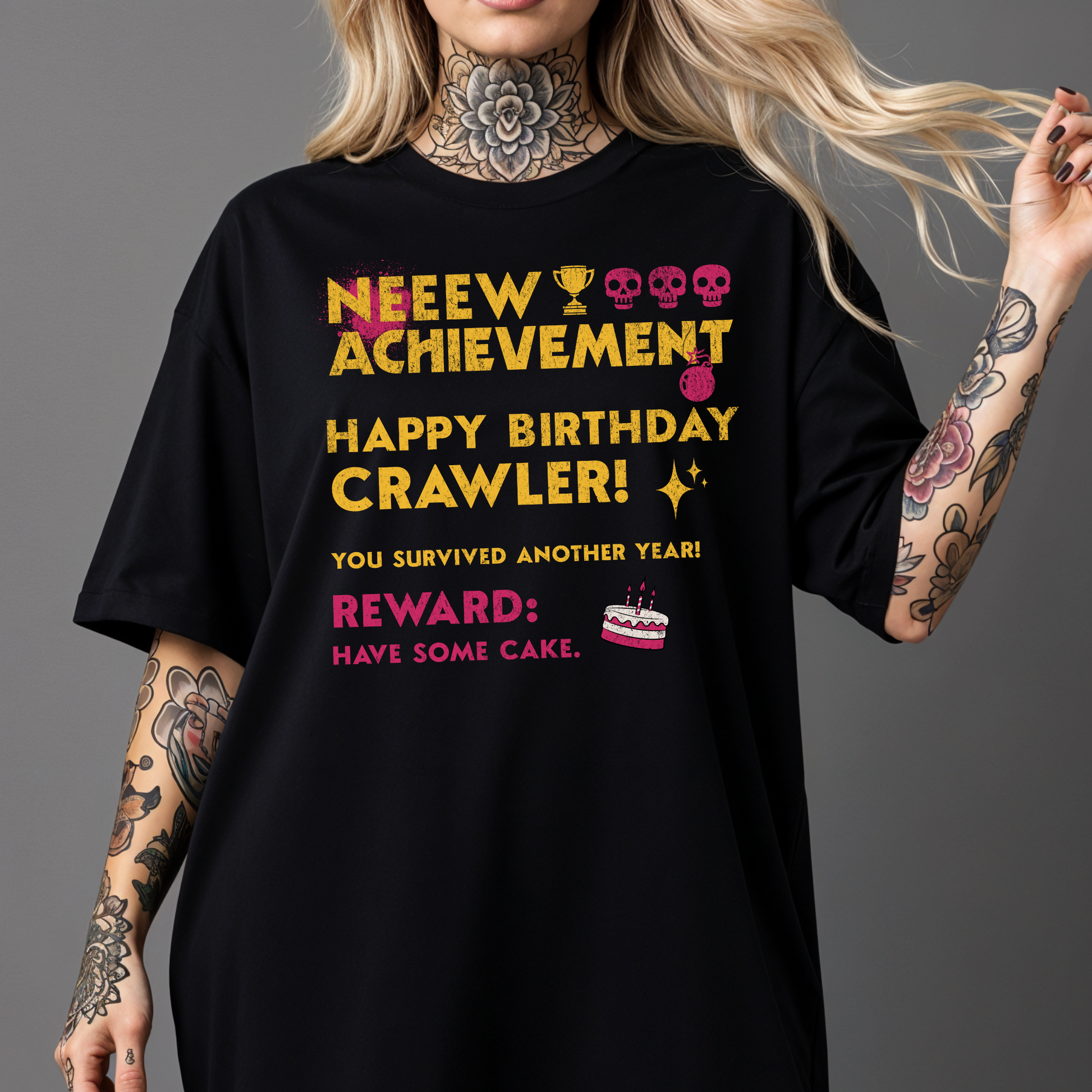 Black Dungeon Crawler Carl Birthday Comfort Colors Shirt