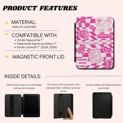 Product features page showing the materials, compatabilites.
