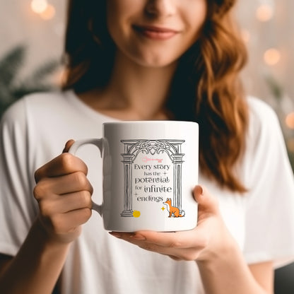 The Valory Arch Mug | Once upon a Broken Heart merch | Ink and Stories bookish merch Australia