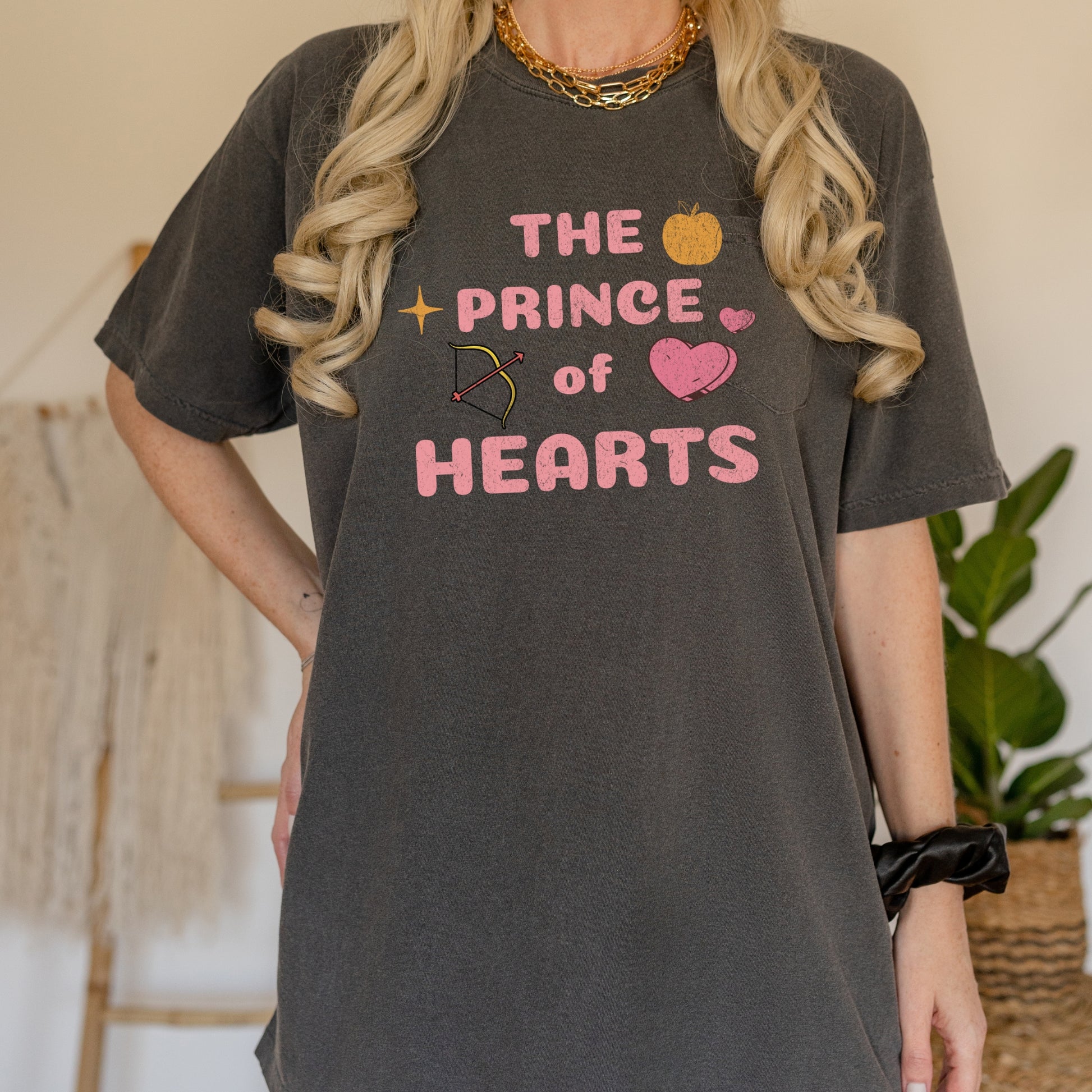 Jacks The Prince of Hearts Pepper Comfort Colors T-Shirt | Once upon a Broken Heart merch