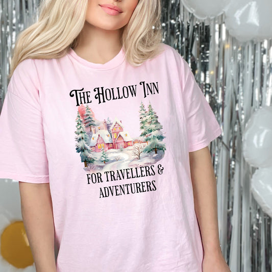 The Hollow Inn Pink Comfort Colors T-Shirt | Once upon a Broken Heart merch