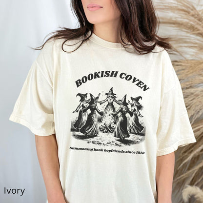 Bookish Coven Comfort Colors TShirt | Spooky Book Lovers