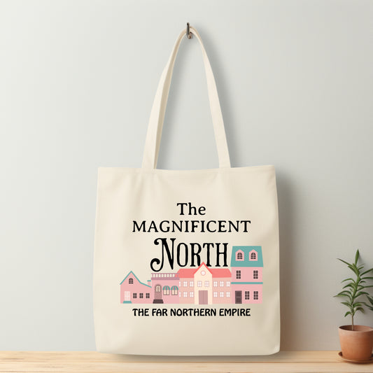 The Magnificent North Tote Bag | Once upon a Broken Heart | Bookish Library Bag Gift | Ink and Stories bookish merch