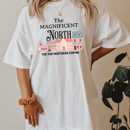 The Magnificent North White Comfort Colors T-Shirt | Once upon a Broken Heart merch