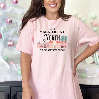 The Magnificent North Pink T-Shirt | Once upon a Broken Heart merch | Ink & Stories Bookish Merch