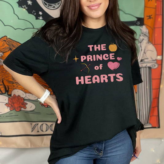 Jacks The Prince of Hearts Black Comfort Colors T-Shirt | Once upon a Broken Heart merch
