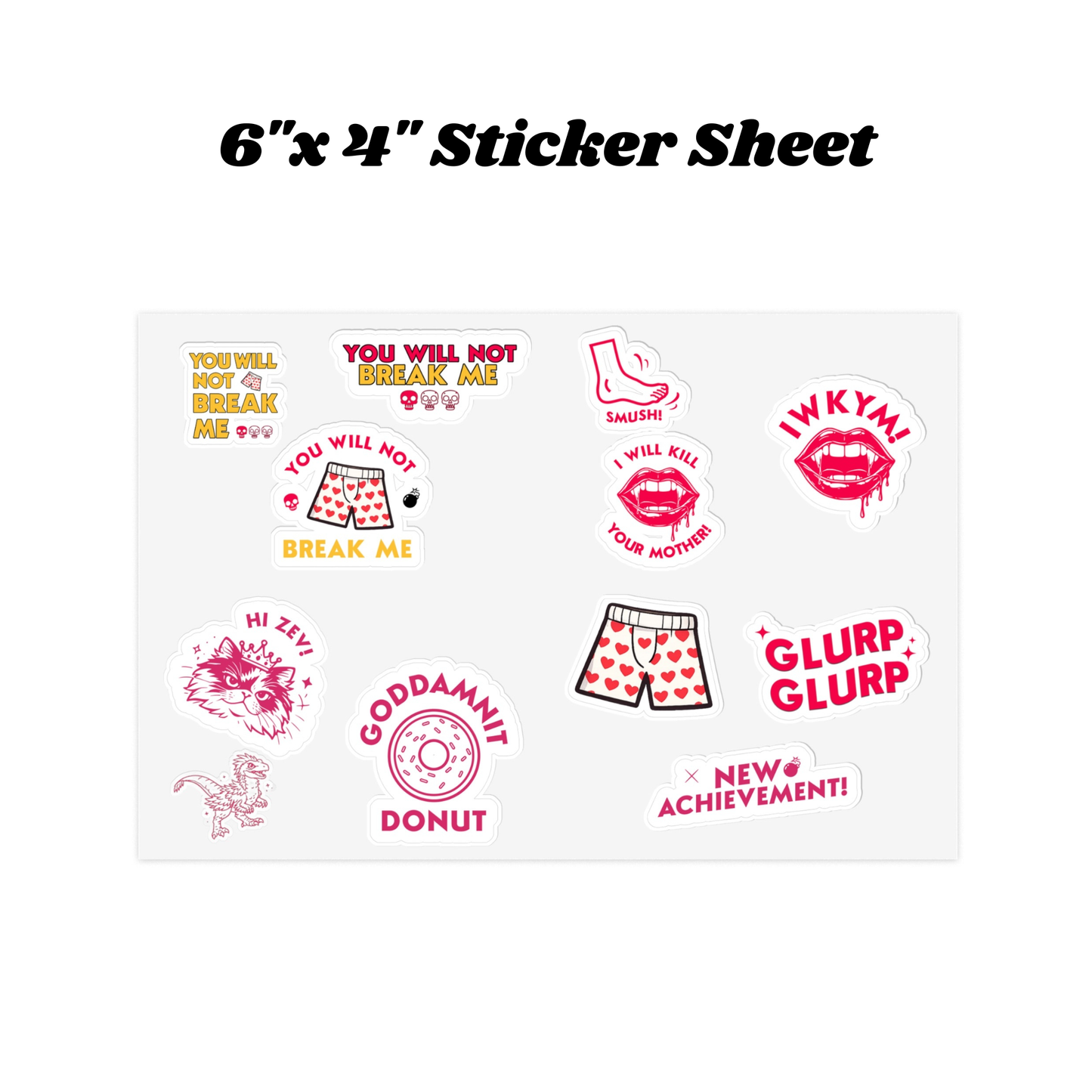 6"x 4" Dungeon Crawler Carl Sticker Sheet | Starlit Prose Bookish Merch Australia