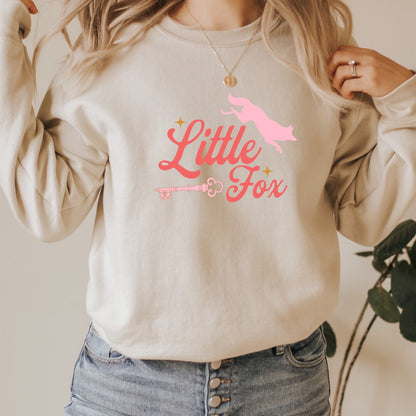 Little Fox Sand Sweatshirt| Once upon a Broken Heart merch | Ink and Stories bookish Merch Australia