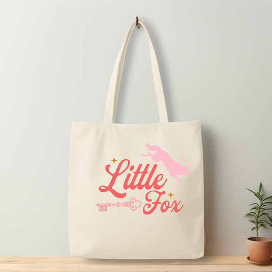 Little Fox Tote Bag | Once upon a Broken Heart | Bookish Library Bag Gift | Ink and Stories bookish merch