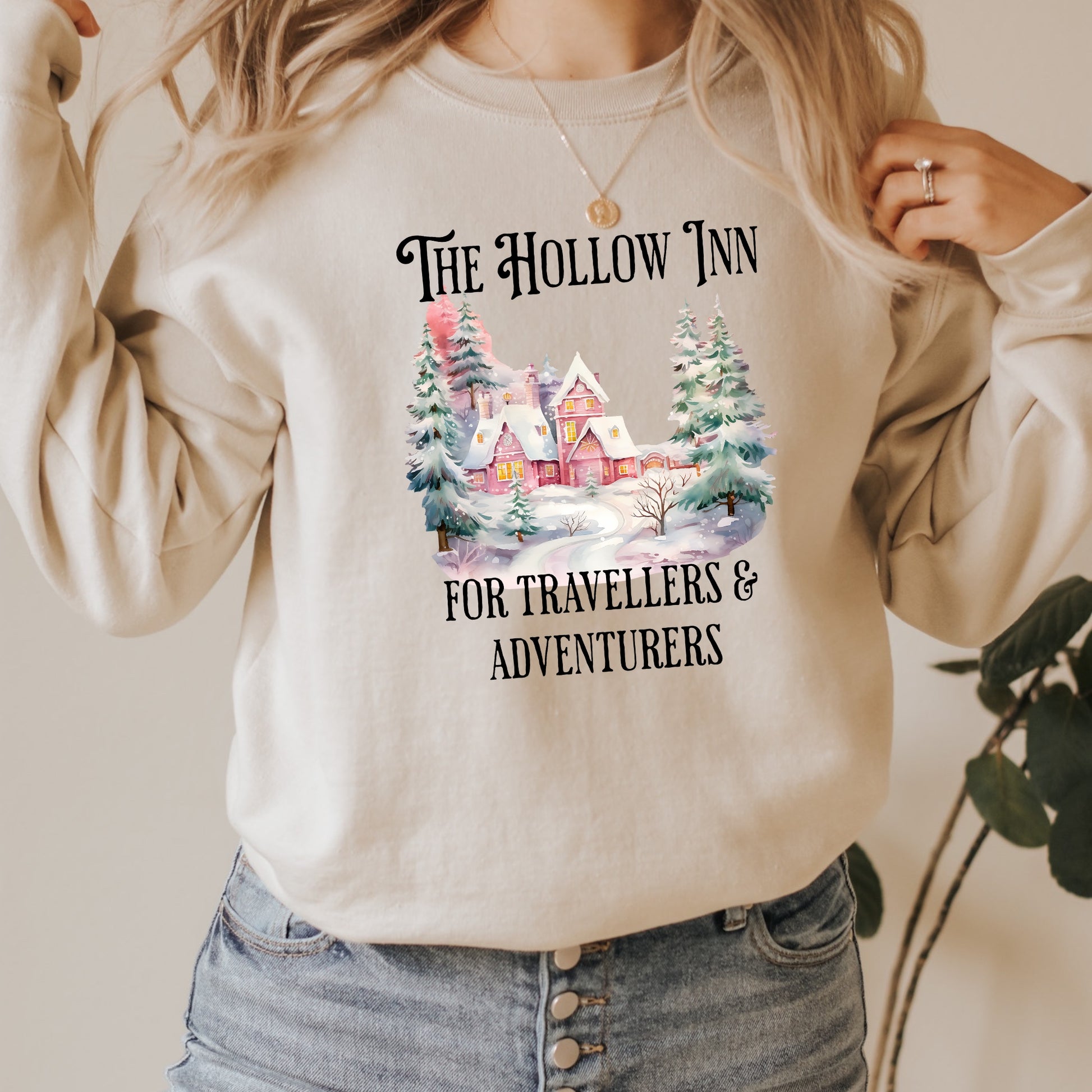 The Hollow Inn Sand Sweatshirt| Once upon a Broken Heart merch | Ink and Stories bookish merch Australia