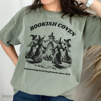 Bookish Coven Comfort Colors TShirt | Spooky Book Lovers