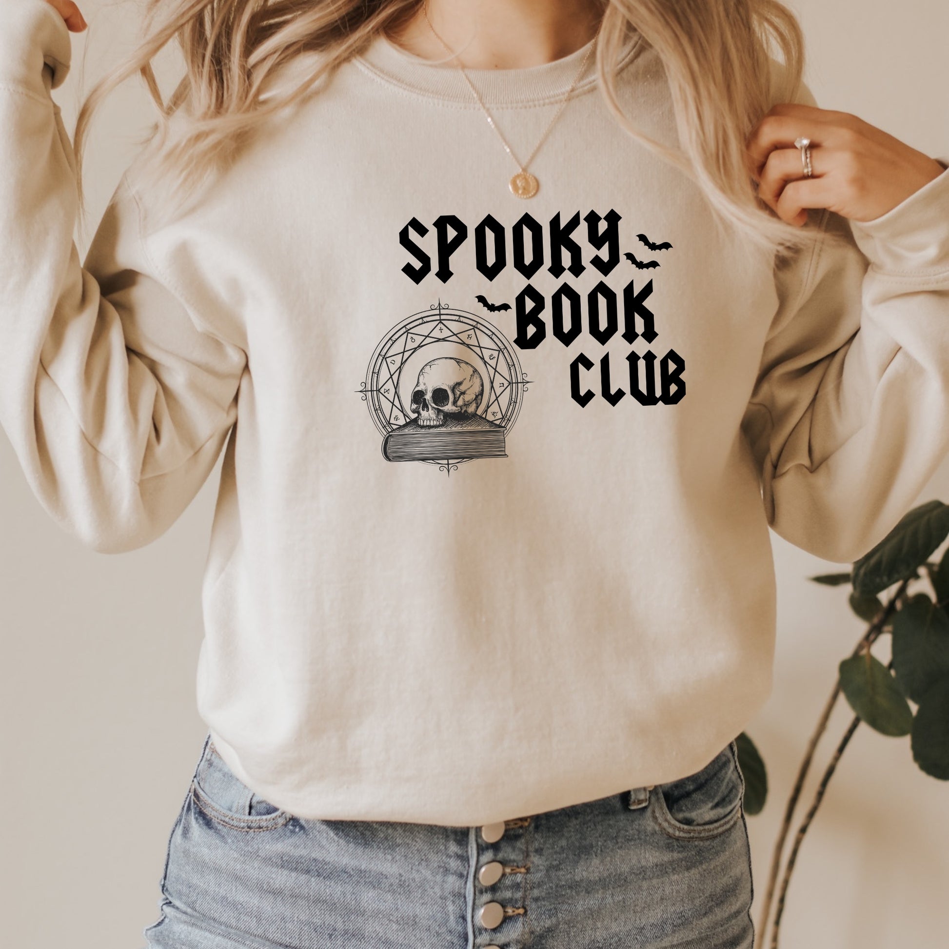 Spooky Book Club Sand Sweatshirt | Bookish Halloween | Ink & Stories
