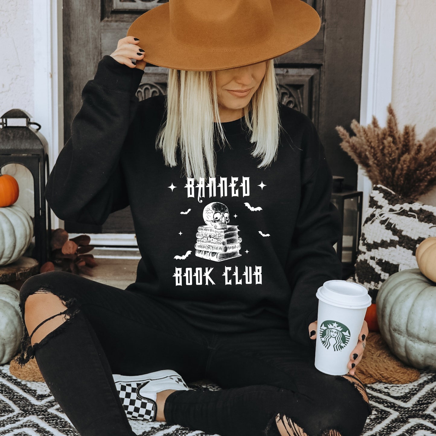 Banned Book Club Black Sweatshirt Ink & Stories Bookish Merch