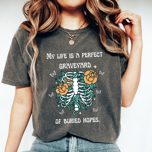 Anne of Green Gables Graveyard of Hopes Pepper Comfort Colors T-Shirt | Starlit Prose bookish merch