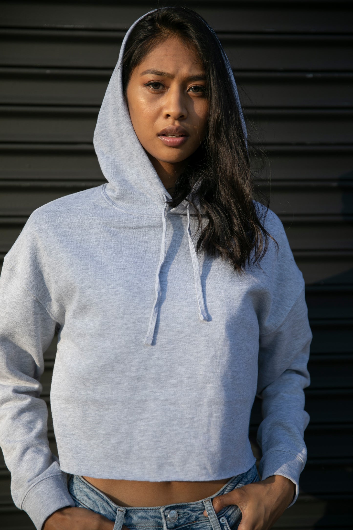 Cabeswater Floral Ley Lines Grey Heather Womens Cropped Hoodie | The Raven Cycle