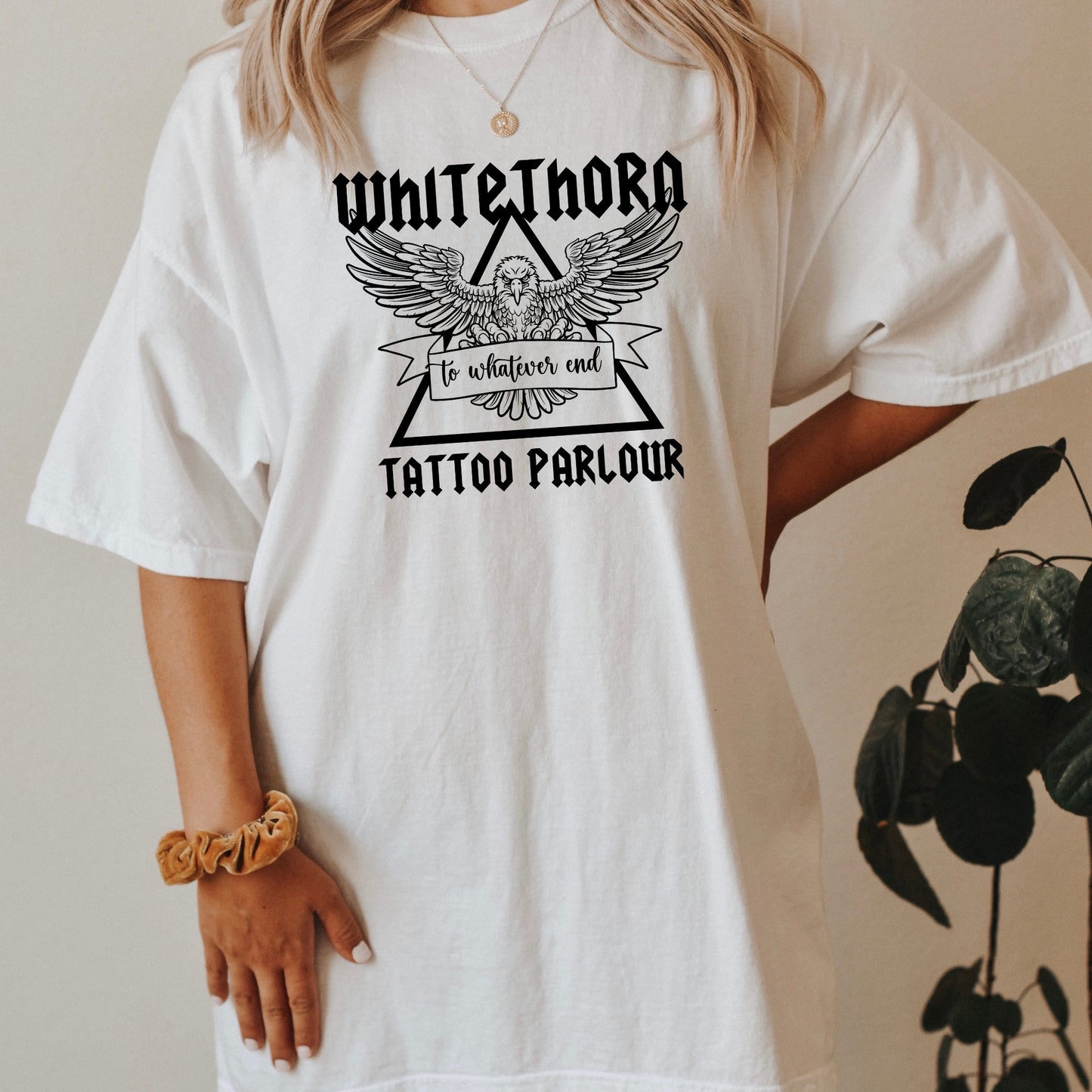 Whitethorn Tattoo Parlour White Comfot Colors T-Shirt