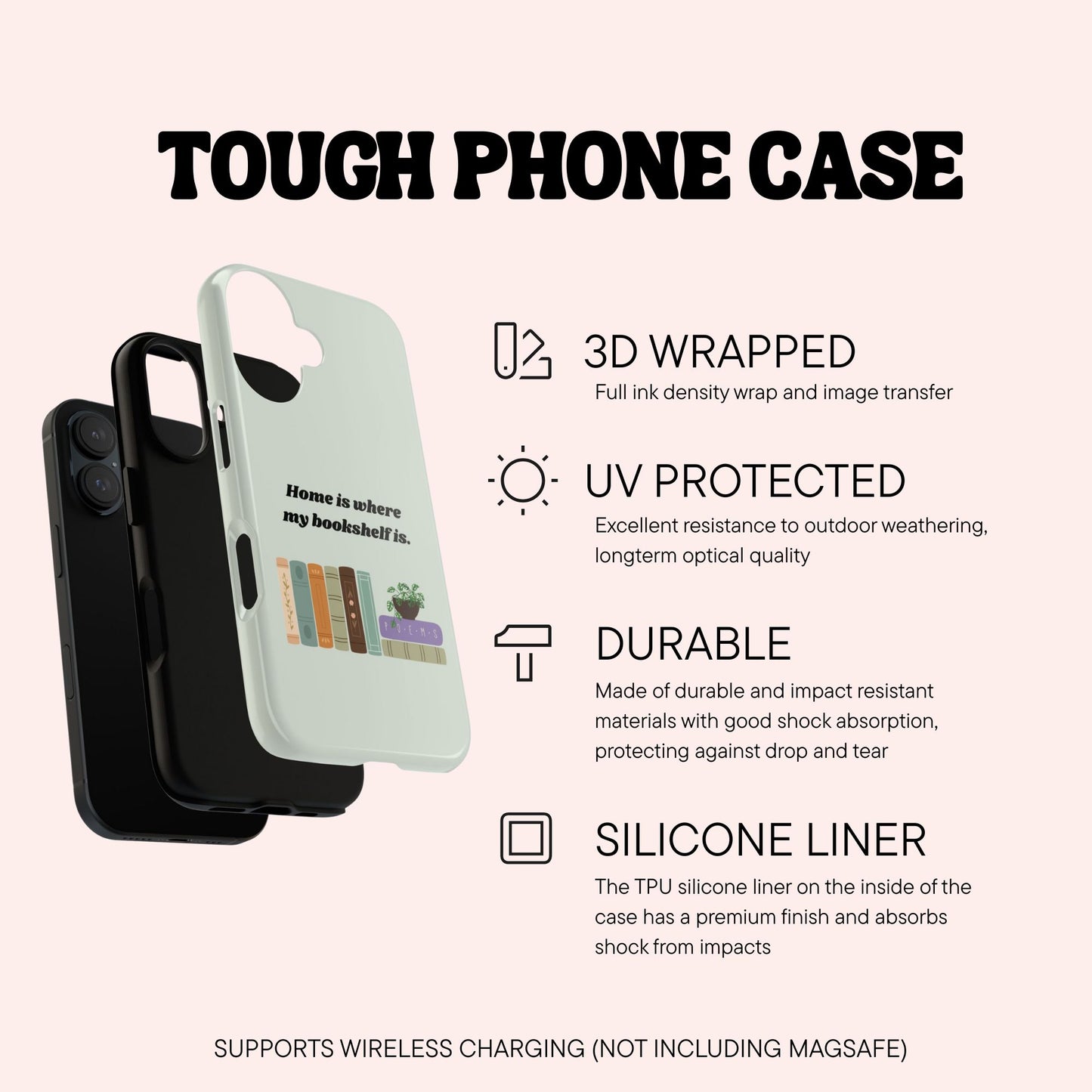 Info page for the Tough Phone case