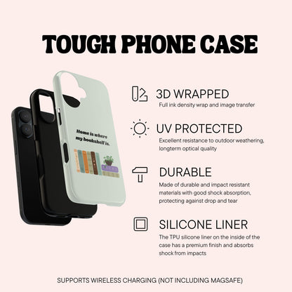 Info page for the Tough Phone case