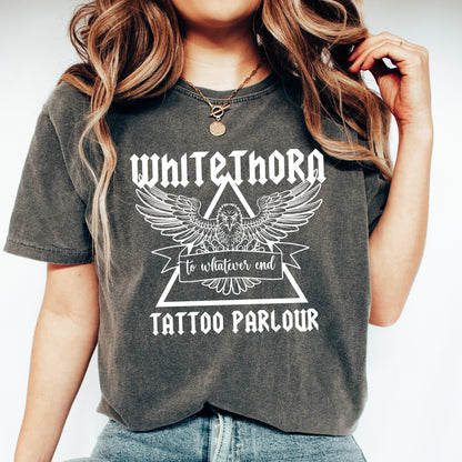 Whitethorn Tattoo Parlour Pepper Black Comfot Colors T-Shirt