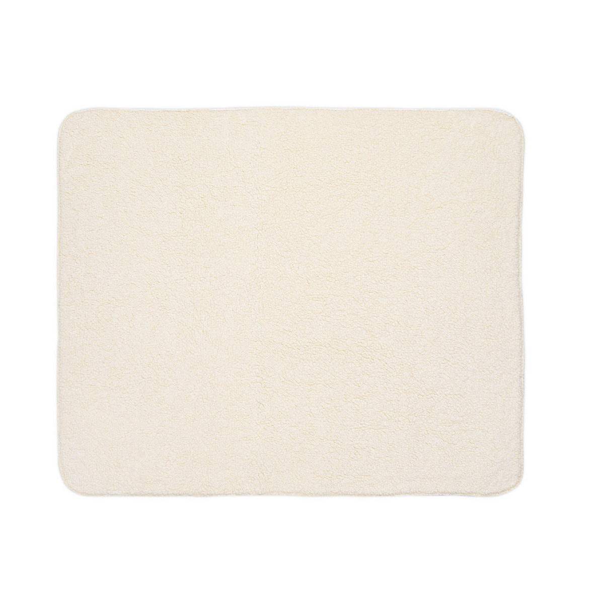 The back of the Fleece Sherpa DCC blanket, showing the Sherpa underside.