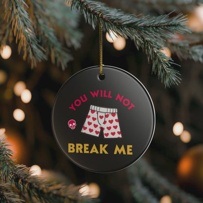 Compilation video showing the dungeon crawler carl you will not break me bookish ornament in various photos.