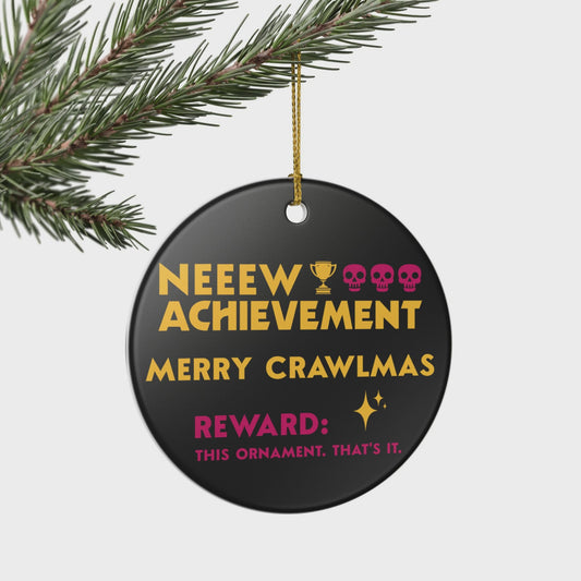 Compilation video showing the different features of the dungeon crawler carl merry crawlmas xmas ornament.