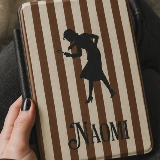 Compilation video of the Personalised Nancy Drew kindle case showing the colour variations and product features.