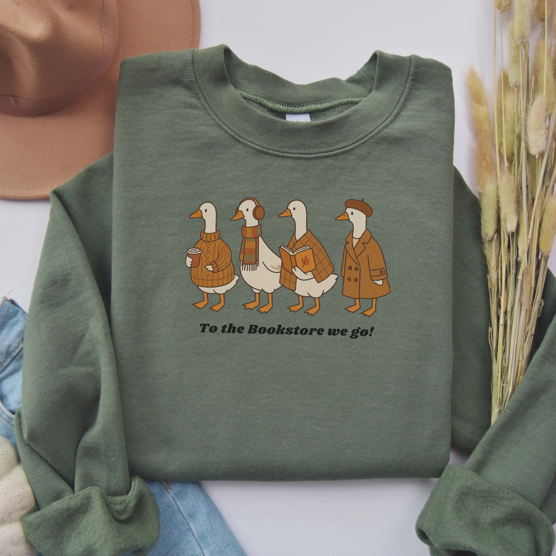 Video of the different sweatshirt options.