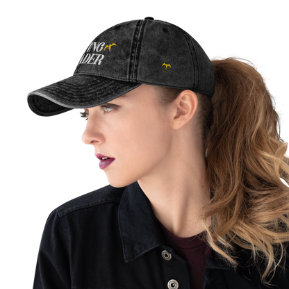 Wing Leader Black Dad Hat | Dragon Rider Bookish Merch | Ink and Stories