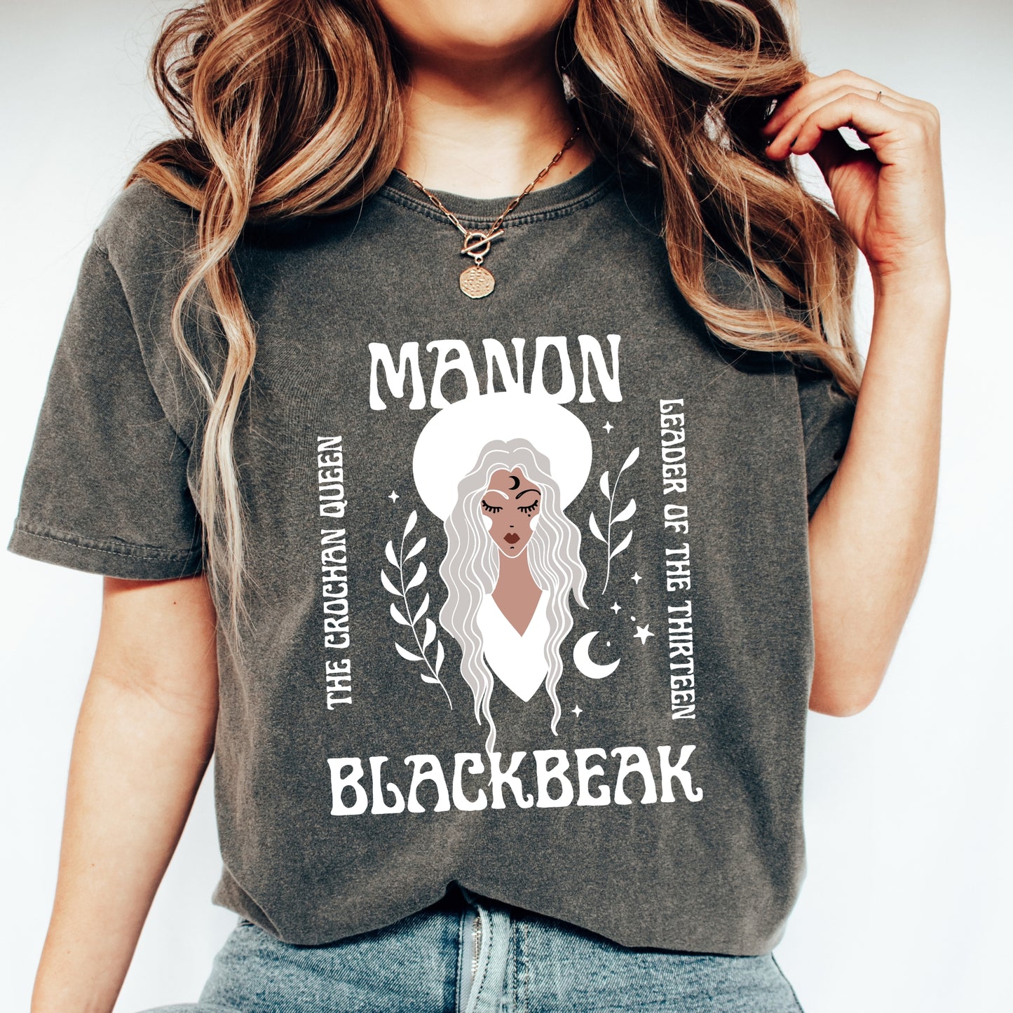 Manon Blackbeak Black Pepper Comfort Colors T-Shirt Throne of Glass Merch