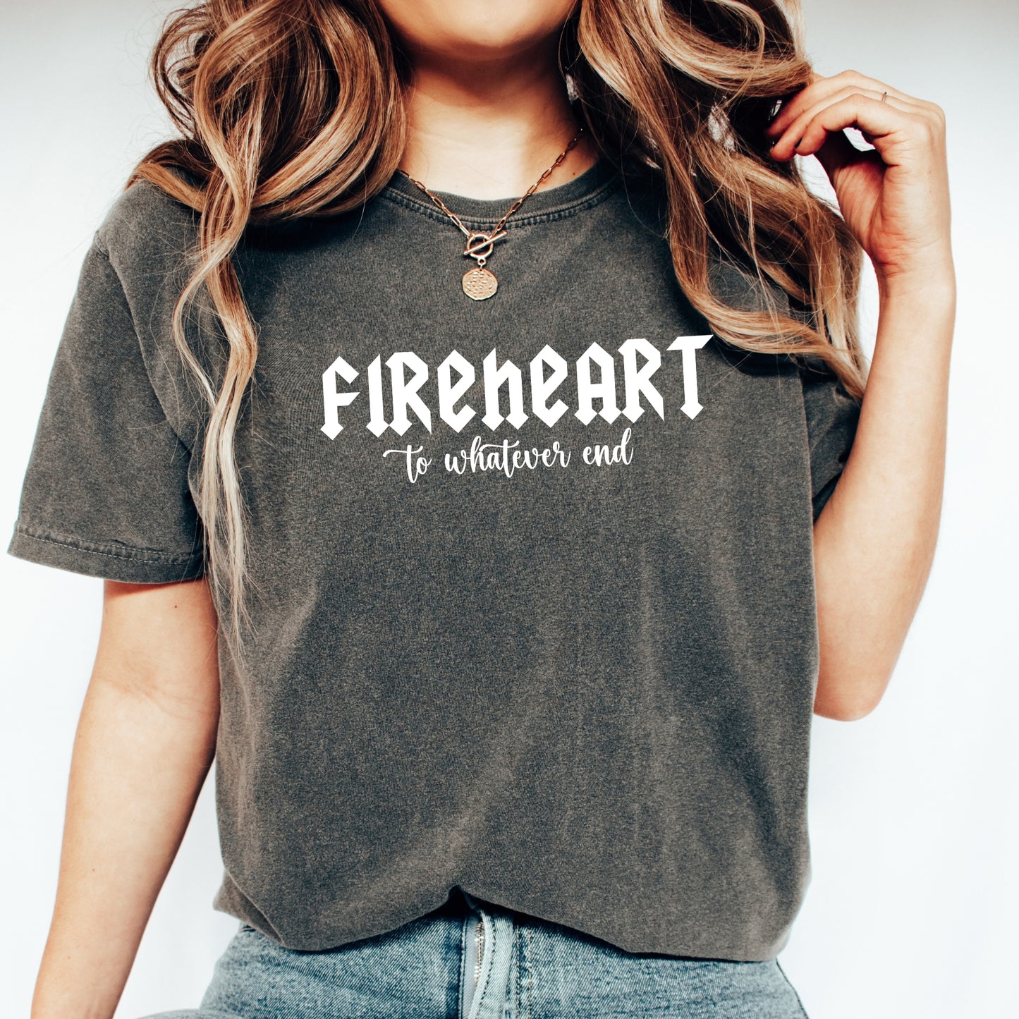 Fireheart Rock Tour Black Pepper Comfort Colors T-Shirt