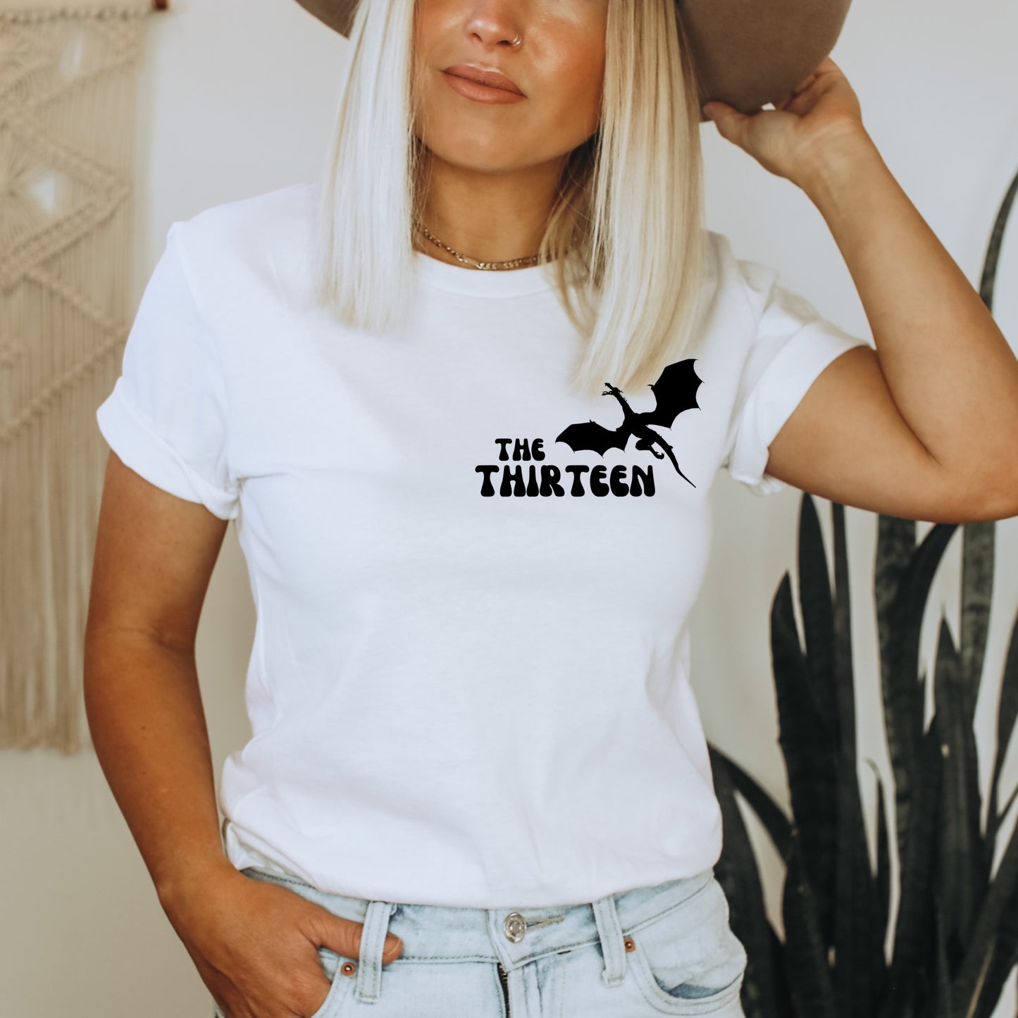 The Thirteen quote White Front T-Shirt Ink & Stories